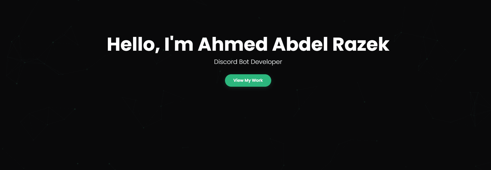 Personal Portfolio Website - Current portfolio showcase